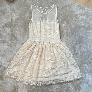 ModCloth Ark & Co lace embroidered dress